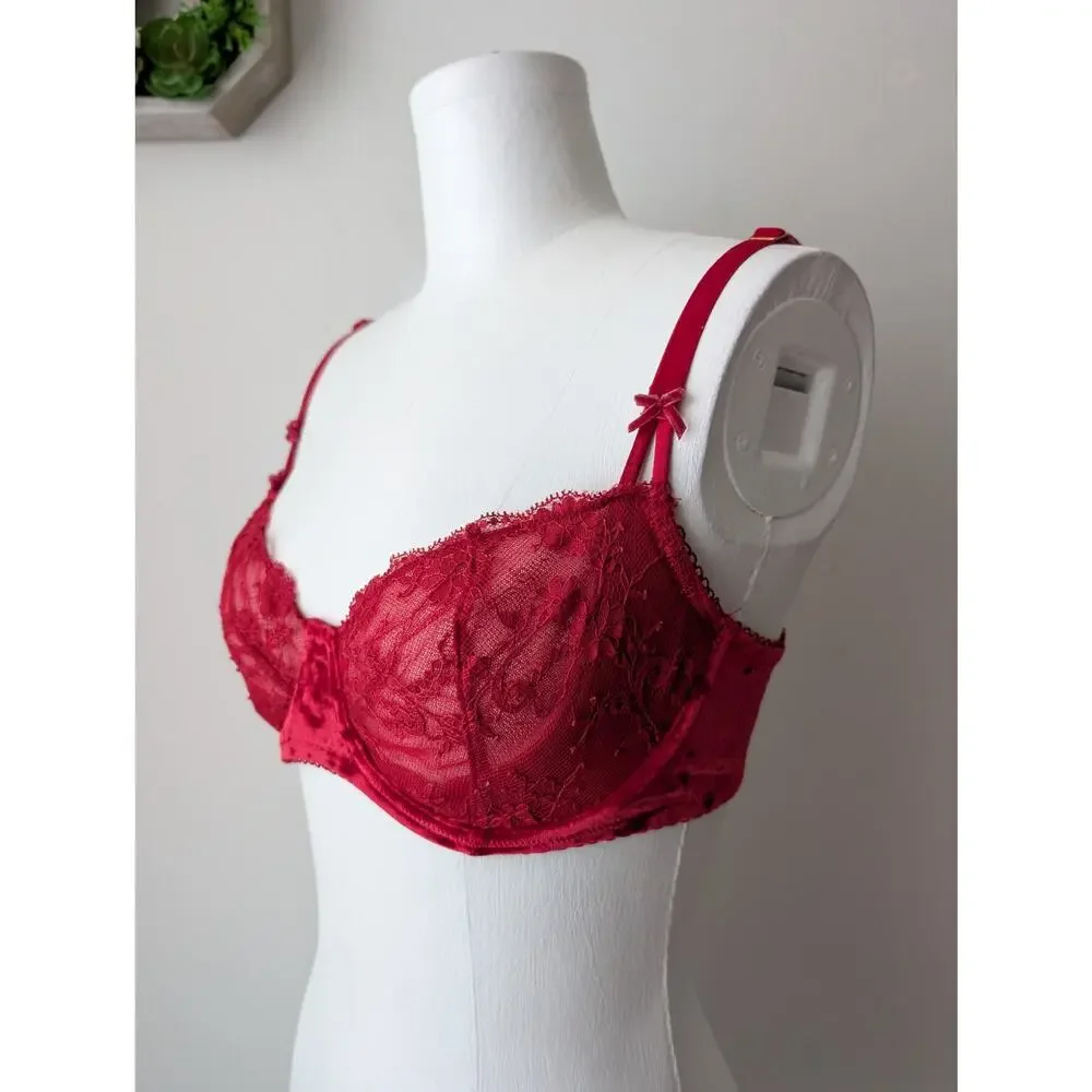 victoria's secret dream angels velvet lace bra